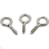 Nickel Eye Screw Bolt Hook Eye DIY Rope Accessories Wood Screws Jewellery Accessories 0# 1# 2# 3# 4# 5# 6# 8# 10# 12# 14#