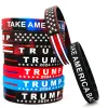 Trump 2024 Take American back Wristband American President Election silicone Bracelet
