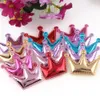 12pcs Crown Felt Pentagram PU Leather Patch W/ Padded Single Sided Glossy Felt Fabric Glitter DIY Craft