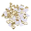 100Pcs 35mm Romantic Sponge Satin Fabric Heart Petals Wedding Confetti Table Bed Heart Petals Wedding Valentine Decoration