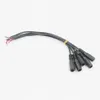 Connecteur de fiche de câble d'adaptateur CC pour caméra CCTV Plug DC Feme