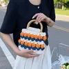 Totes muito DIY DIY FILTAÇÃO HANDMITY FEML SFACA 2024 Moda de verão Feminino Purse de luxo Ladise Tote Sac A principal femme