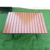 Outdoor portable picnic camping equipment camping Chicken rolls table simple folding table