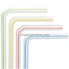 Engångskoppar Strump STS 100/600/1500 st 21cm Colorf Plastic Burved Drinking Wedding Birthday Party Bar Kök dryck Accessorie DHPDH