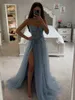 Urban Sexy Dresses Sexy Off The Shoulder Prom Dresses 2024 A Line Sweetheart Neck Flower Decal Tulle Floor Length Formal Party Gown For Evening 240410