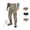 Krydex G3 Combat Pants for Airsoft Hunting CP Style Tactical Battlefield Assault Trousers BDU Uniform med knäskydd