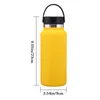 Water Bottles 32oz Outdoors Insulation Portable Stainless Steel Travel Cup Thermal Mug Sports Bottle