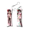 Dateren een live tokisaki kurumi mini dakimakura anime sleutelhanger dubbele zijden mini kussenhangend ornament -telefoon schattig cadeau