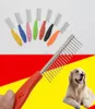 Metal Pet Comb For Dogs Cats Hair Removal Single Row Straight Comb Puppy Hair Grooming Tool For Pet6750763