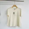 Topkwaliteit dames tanktop t-shirts mode camis klassieke kralen letterstijl t-shirt 26481