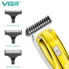 VGR Hair Trimmer Machine de coupe électrique Professionnel Barber Cordless Clipper Discposition numérique pour hommes V956 240408