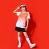 Set di calcio/turisti da tracce maglia stampato femminile uniforme per bambini estate per bambini che allenati a manica corta match set