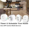 Великобритания EU US Wi -Fi Smart Gropt Plugure Electric Wall GSM Power Socket Plugcs Timer Timer Voice Tuya пульт дистанционного управления Smart Home