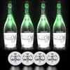 LED Light Sticker 4 Lights Colorful LED Coasters Glow in the Dark Flashing Wine Bottle Sticker Bar Party Luminous Croaster Toys