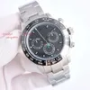 AAAA Movement Fashion Automatic Black Grey 40*12.3mm Round Chronograph Business Watch Superclone Men's Designers 7750 405 Montredeluxe