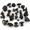 One Piece Retro Bronze Furniture Wardrobe Kitchen Door Knobs Cabinet Handles Jelwery Box Drawer Knobs with Screws