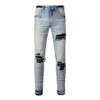 Am Jeans Designer Jeans Usadrip Jeans Jeans pour hommes Slim Jeans de haute qualité jeans Hiphop Jeans Skinny Jeans Pantal