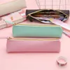 Modern Series Pu Leather Lápis Bolsa de lápis fofa bolsa de armazenamento escolar Kawaii Girl Pen Case Student School Supplies