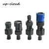 1pc Plastic Garden Quick Connector With Valve Watering Hose Extend Adapter Prolong Hose Fittings Switch