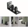 JACHOR Adjustable Barn Door Floor Guide Barn Door Hardware Acessory Flush Bottom Cabinet Fittings