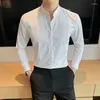 Chemises décontractées pour hommes à manches longues beaux