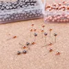 Pratik Dressinging Dekorasyon Düz Pimler Top Kafa Pimleri Tacks DIY Handcrafts Şal Süsleme Dikiş Aracı 200/400 PCS