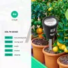 Handheld Soil umidade PH Medidor de acidez Testador de umidade Sonda de sensor de metal 3 ~ 8ph 1-8 Higrômetro para plantar a ferramenta de jardim