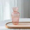 Vaso de flor para decoração de casamento vaso de vidro vasto de vidro Flores de rosa Arranjo Vasos de mesa artesanais para flores