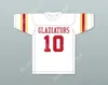 Nome personalizzato NUMERO MENS GIOVANI FRAN TARKENTON 10 CLARKE Central High School Gladiators Jersey 2 S-6XL.