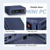 Chain/Miner Beelink Mini S12 Win11 Intel 12th N95 Mini PC 8 GB 256GB Mini Desktop Gaming Office Home Mini Computer Beelink Mini S12 PC