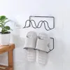 Nytt hem 2 Tier Wave Wall Mount Hanger Shoe Slipper Storage Holder Rack Organizer Shoe Hanger