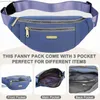 Sport Bags Fanny Packs for Women Belt Bag Fashion Wait Packs Bum Bag for Running Hiking Travel Workout Y240410