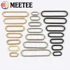 10Pcs 15-60mm Metal Ring Buckles for Bag Strap Oval O Rings Clasp Webbing Loops Dog Chain Hooks Adjuster DIY Accessories