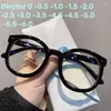 Sonnenbrille Vintage Männer Frauen rundes Rahmen Myopie Brille Mode kurzsichtige Brille Optical Spectacle Eyewear Diopter 0 bis -6.0