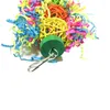 Otros suministros de aves triturando juguetes bloques de madera coloridos loro masticando alimentación de juguete colgante para periquitos budgies de aves amorosas