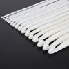 3-10mm Pure White Plastic Handle Crochet Hook Knitting Needles Thick Head Knit Weave Sweater Tools DIY Crafts Yarn Accessories