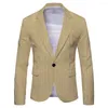 Costumes masculins pour hommes, blazer formel décontracté bouton slim ajustement surdimensionné de costume d'impression veste stretch bisal tops vêtements pour hommes