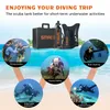 SMACO SCUBA DIVE TANK/EIGNAPPARING SET SNORKELING MASK MASK SCUBA CILINDER MAATSCHAPPIRATOR AIR TANK DIVENDE APPARATUUR ONDERZEKEN