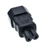 IEC 320 vattenkokare 3-stift C14 hane till C7 kvinnlig kraftomvandlare adapter plug-socket