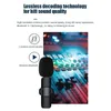 Microfoni wireless da 3,5 mm microfono in lavano lavalier per altoparlanti della fotocamera smartphone registrazione del condensatore onnidirezionale su youtubeq