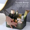 Boîtes de rangement Plastique pour vanité Green salle de bain 5 compartiments vernis à ongles Organisateur de maquillage de soins de la peau