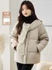 Down for Women Looking Slim in 2022, New Small Thickened Winter Clothing, Short and Fashionable Down Jacket