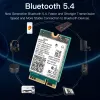 カードBE200 WIFI7アダプターBluetooth 5.4 6GHzワイヤレスカードBE200NGW 802.11BE PC/LAPTOP ANTENNE SET M.2 NGFF INTELネットワークアダプター用