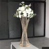 Andere evenementenfeestjes 2 sets acryl bruiloft middelpunt kristal tafel centerpieces 80 cm pilaarweg leads vase diy decorati dhyck