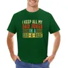 Men's Polos I Keep All My Dad Jokes In A Base T-Shirt Oversizeds Plus Sizes Mens T Shirts Casual Stylish