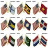 10pcs Flag Flag Przyjaźń odznaki country Flag Flag Flag Flag Brooch Flag National Flag Lapel Pin International Travel Pins Kolekcje