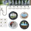 6/9/12/15/18m Outdoor misting Cooling system Patio Misting Kit Fan Cooler Water Mist Gardenhouse Spray Hot fog misting system