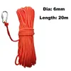 20M 30M Anchor Rope Buoyant Throw Rescue Line For Kayak Canoe Underwater salvage water sport