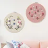 DIY Embroidery For Beginner Needlework Practice Kits Creative Modern Flower Wall Painting Craft Art Sets For Home Decoration