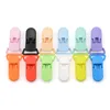 LOFCA 10pcs Clips del ciuccio per bambini 15/20 mm Capezzoli per neonati in plastica Nippli per neonati multipli